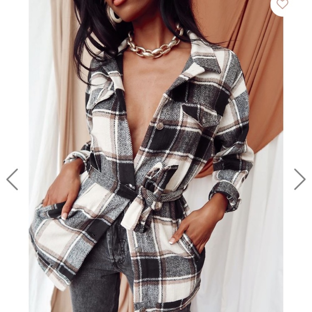 12th Tribe This City Plaid Shacket